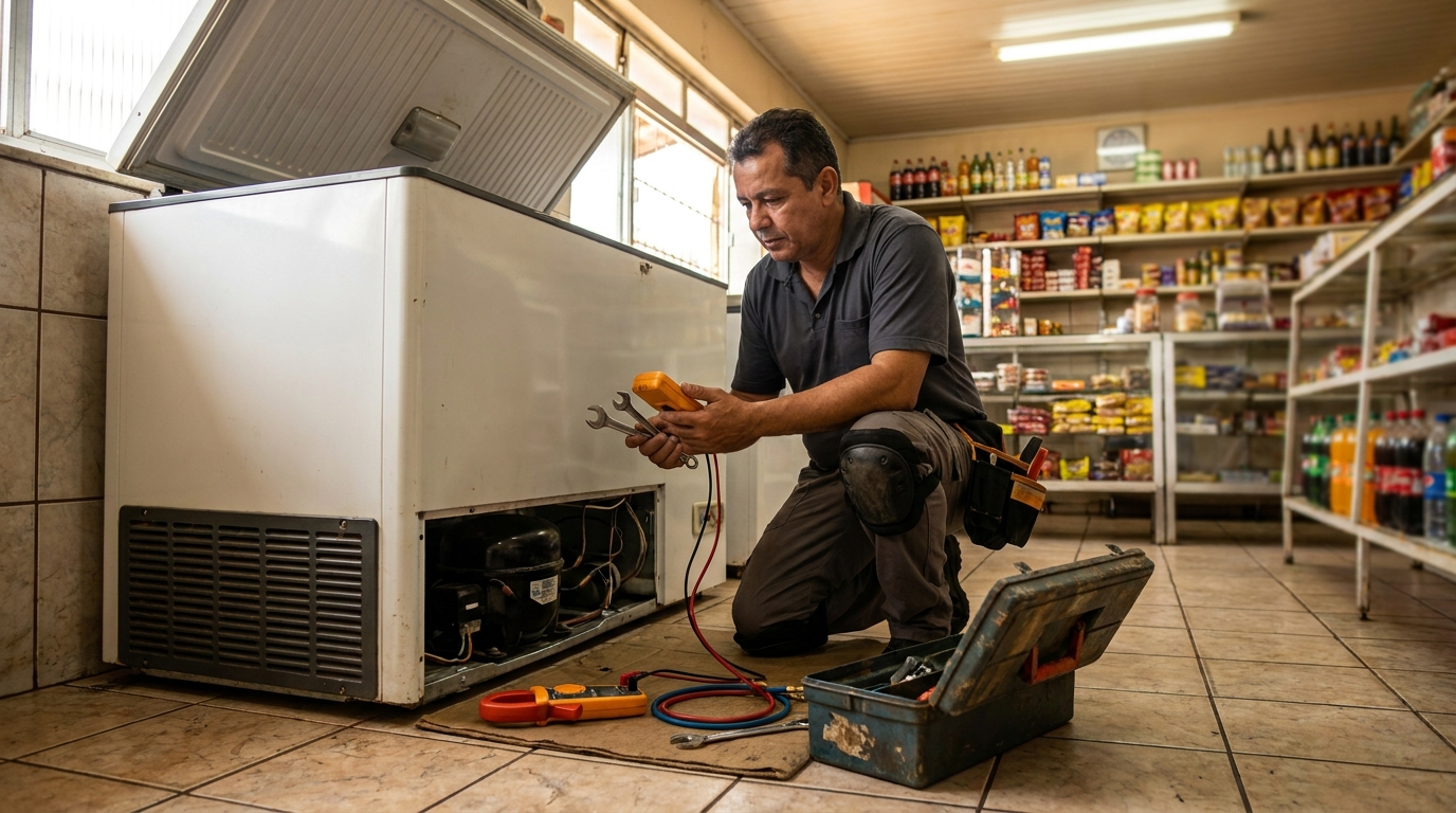 Técnico de freezer perto de mim em Cotia‑SP