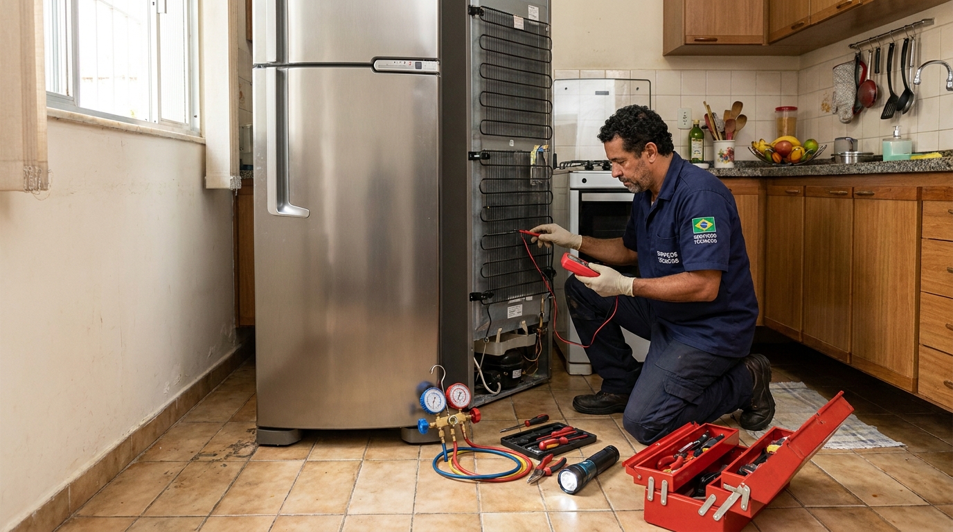 Técnico de geladeira perto de mim em Cotia‑SP